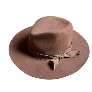 Olive & Pique Kaia Panama Hat in Brown Bohemian‎